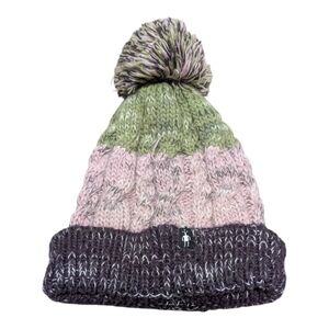 SMARTWOOL Isto Retro Beanie Merino Wool SWOSC236 Unisex Winter Colorblock
